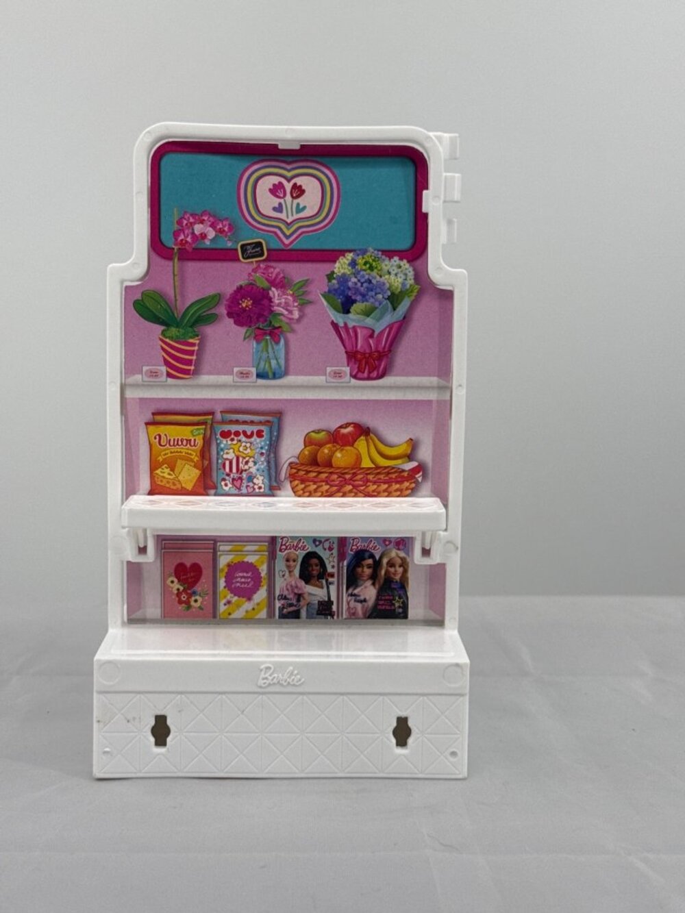 Barbie Fast Cast Clinic Replacement Gift Shop Shelf Stand Mattel Doll Furniture